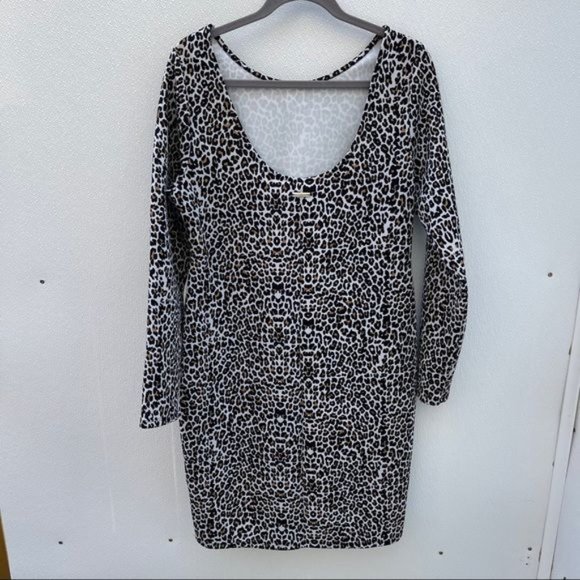 *50% OFF! Kardashian Kollection leopard cheetah dress XL - Picture 4 of 8